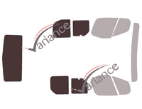 Gabarit vitrage - kit 3/4 arrière - Renault Trafic (2) Utilitaire 4 portes (2002 - 2015) Gabarit vitrage - kit 3/4 arrière - Renault Trafic (2) Utilitaire 4 portes (2002 - 2015)