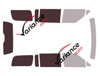 Dima di vetratura - Kit 3/4 posteriore - Rivian R1S (1) 5 porte (dal 2022) Dima di vetratura - Kit 3/4 posteriore - Rivian R1S (1) 5 porte (dal 2022)