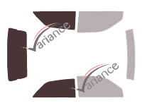 Mascherina per vetri - kit 3/4 posteriore - Seat Ibiza (2) 3 porte (1993 - 1999) Mascherina per vetri - kit 3/4 posteriore - Seat Ibiza (2) 3 porte (1993 - 1999)