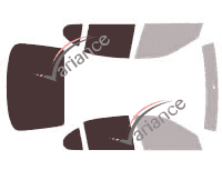 Glazing template - 3/4 rear kit - Seat Toledo (2) 4-door sedan (1998 - 2005) Glazing template - 3/4 rear kit - Seat Toledo (2) 4-door sedan (1998 - 2005)