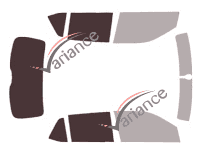 Verglasungsschablone - Kit 3/4 hinten - Skoda Fabia (3) 5-türig (2014 - 2022)