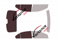 Glazing template - 3/4 rear kit - Suzuki Ciaz (1) 4-door sedan (since 2020) Glazing template - 3/4 rear kit - Suzuki Ciaz (1) 4-door sedan (since 2020)
