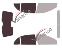 Plantilla de acristalamiento - Kit 3/4 trasero - Tata Indica Vista 5 puertas (2008 - 2015) Plantilla de acristalamiento - Kit 3/4 trasero - Tata Indica Vista 5 puertas (2008 - 2015)