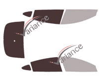 Glazing template - 3/4 rear kit - Tesla model 3 (1) (phase 1) 4 door sedan (2017 - 2019) Glazing template - 3/4 rear kit - Tesla model 3 (1) (phase 1) 4 door sedan (2017 - 2019)