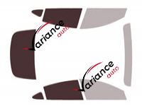 Sagoma di vetratura - Kit 3/4 posteriore - Tesla modello 3 (2) berlina a 4 porte (dal 2023) Sagoma di vetratura - Kit 3/4 posteriore - Tesla modello 3 (2) berlina a 4 porte (dal 2023)