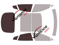 Mascherina per vetri - kit 3/4 posteriore - Tesla Model S (1) (fase 3) berlina 4 porte (dal 2021) Mascherina per vetri - kit 3/4 posteriore - Tesla Model S (1) (fase 3) berlina 4 porte (dal 2021)