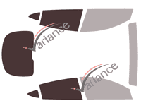 Dima di vetratura - Kit 3/4 posteriore - Tesla Model Y (1) 5 porte (2020 - 2025) Dima di vetratura - Kit 3/4 posteriore - Tesla Model Y (1) 5 porte (2020 - 2025)