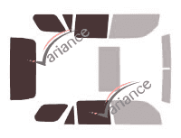 Glazing template - 3/4 rear kit - Toyota 4Runner (4) 5 doors (2010 - 2014) Glazing template - 3/4 rear kit - Toyota 4Runner (4) 5 doors (2010 - 2014)