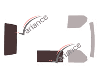 Gabarit vitrage - kit 3/4 arrière - Volkswagen Transporter T4 (4) Utilitaire 4 portes (1990 - 2003) Gabarit vitrage - kit 3/4 arrière - Volkswagen Transporter T4 (4) Utilitaire 4 portes (1990 - 2003)