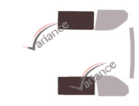 Glazing template - 3/4 rear kit - Volkswagen Transporter T6 (6) 4/5 door van (since 2015) Glazing template - 3/4 rear kit - Volkswagen Transporter T6 (6) 4/5 door van (since 2015)