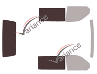 Glazing template - 3/4 rear kit - Volkswagen Transporter T6 (6) 4 door van (since 2015) Glazing template - 3/4 rear kit - Volkswagen Transporter T6 (6) 4 door van (since 2015)