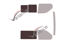 Glazing template - 3/4 rear kit - Volkswagen Transporter T6 (6) 4/5 door van (since 2016) Glazing template - 3/4 rear kit - Volkswagen Transporter T6 (6) 4/5 door van (since 2016)