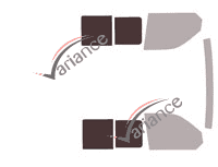 Glazing template - 3/4 rear kit - Volkswagen Transporter T6 (6) 5/6 door van (since 2015) Glazing template - 3/4 rear kit - Volkswagen Transporter T6 (6) 5/6 door van (since 2015)