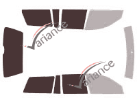Glazing template - 3/4 rear kit - Volkswagen Bora (1) Estate 5 doors (1998 - 2005) Glazing template - 3/4 rear kit - Volkswagen Bora (1) Estate 5 doors (1998 - 2005)