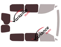 Glazing template - 3/4 rear kit - Volkswagen Caddy (5) Maxi 2 Portes Arrieres 6 portes (depuis 2021) Glazing template - 3/4 rear kit - Volkswagen Caddy (5) Maxi 2 Portes Arrieres 6 portes (depuis 2021)