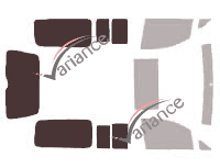 Glazing template - 3/4 rear kit - Volkswagen Caddy (3) Maxi Life 5 doors (2007 - 2016) Glazing template - 3/4 rear kit - Volkswagen Caddy (3) Maxi Life 5 doors (2007 - 2016)