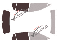 Glazing template - kit 3/4 rear - Volkswagen Golf (7) 5 portes (2012 - 2020) Glazing template - kit 3/4 rear - Volkswagen Golf (7) 5 portes (2012 - 2020)