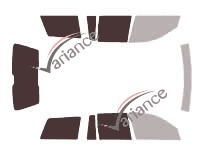 Glazing template - 3/4 rear kit - Volkswagen Golf (4) Variant Estate 5 doors (1998 - 2006) Glazing template - 3/4 rear kit - Volkswagen Golf (4) Variant Estate 5 doors (1998 - 2006)