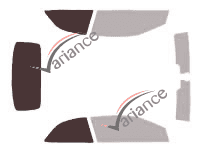 Glazing template - 3/4 rear kit - Volkswagen Golf (6) Cabriolet 2 doors (2011 - 2017) Glazing template - 3/4 rear kit - Volkswagen Golf (6) Cabriolet 2 doors (2011 - 2017)