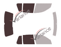 Glazing template - kit 3/4 rear - Volkswagen Golf (4) 5 portes (1997 - 2004) Glazing template - kit 3/4 rear - Volkswagen Golf (4) 5 portes (1997 - 2004)
