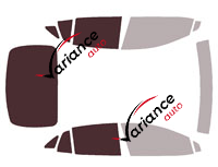 Glazing template - 3/4 rear kit - Volkswagen id-5 (1) 5 doors (since 2023) Glazing template - 3/4 rear kit - Volkswagen id-5 (1) 5 doors (since 2023)