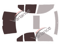 Plantilla de acristalamiento - Kit 3/4 trasero - Volkswagen Jetta (4) Sedán 4 puertas (1999 - 2005) Plantilla de acristalamiento - Kit 3/4 trasero - Volkswagen Jetta (4) Sedán 4 puertas (1999 - 2005)