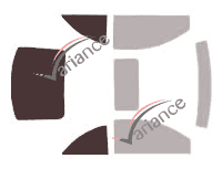 Glazing template - 3/4 rear kit - Volkswagen New Beetle (2) 3 doors (1999 - 2011) Glazing template - 3/4 rear kit - Volkswagen New Beetle (2) 3 doors (1999 - 2011)