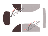 Glazing template - 3/4 rear kit - Volkswagen New Beetle (2) Cabriolet 2 doors (2003 - 2011) Glazing template - 3/4 rear kit - Volkswagen New Beetle (2) Cabriolet 2 doors (2003 - 2011)
