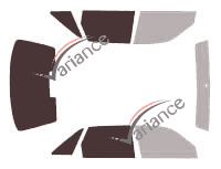 Glazing template - 3/4 rear kit - Volkswagen Passat (4) Sedan 4 doors (1988 - 1996) Glazing template - 3/4 rear kit - Volkswagen Passat (4) Sedan 4 doors (1988 - 1996)
