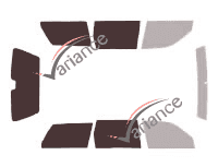 Glazing template - 3/4 rear kit - Volkswagen Passat (4) Estate 5 doors (1988 - 1996) Glazing template - 3/4 rear kit - Volkswagen Passat (4) Estate 5 doors (1988 - 1996)