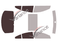 Glazing template - 3/4 rear kit - Volkswagen Passat (6) CC Sedan 4 doors (2008 - 2012) Glazing template - 3/4 rear kit - Volkswagen Passat (6) CC Sedan 4 doors (2008 - 2012)