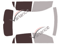 Gabarit vitrage - kit 3/4 arrière - Volkswagen Polo (5) Cross 5 portes (2009 - 2017) Gabarit vitrage - kit 3/4 arrière - Volkswagen Polo (5) Cross 5 portes (2009 - 2017)