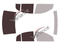 Gabarit vitrage - kit 3/4 arrière - Volkswagen Polo (4) Classic Berline 4 portes (2002 - 2009) Gabarit vitrage - kit 3/4 arrière - Volkswagen Polo (4) Classic Berline 4 portes (2002 - 2009)