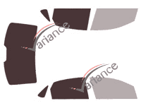 Gabarit vitrage - kit 3/4 arrière - Volkswagen Polo (5) Classic Berline 4 portes (depuis 2010) Gabarit vitrage - kit 3/4 arrière - Volkswagen Polo (5) Classic Berline 4 portes (depuis 2010)