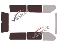Plantilla de acristalamiento - Kit 3/4 trasero - Volkswagen Transporter T6 (6) Largo 5 puertas (desde 2015) Plantilla de acristalamiento - Kit 3/4 trasero - Volkswagen Transporter T6 (6) Largo 5 puertas (desde 2015)