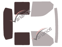 Glazing template - 3/4 rear kit - Volkswagen Transporter T6 (6) Pick-up 4 doors (since 2015) Glazing template - 3/4 rear kit - Volkswagen Transporter T6 (6) Pick-up 4 doors (since 2015)