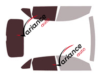 Glazing template - 3/4 rear kit - Volkswagen Taigo (1) 5 doors (since 2021) Glazing template - 3/4 rear kit - Volkswagen Taigo (1) 5 doors (since 2021)