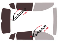 Glazing template - 3/4 rear kit - Volkswagen Taos (1) 5-door (since 2021) Glazing template - 3/4 rear kit - Volkswagen Taos (1) 5-door (since 2021)