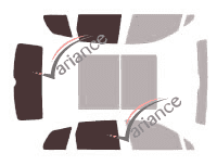 Glazing template - 3/4 rear kit - Volkswagen Touareg (2) 5 doors (2010 - 2019) Glazing template - 3/4 rear kit - Volkswagen Touareg (2) 5 doors (2010 - 2019)