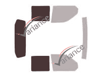 Gabarit vitrage - kit 3/4 arrière - Volkswagen Transporter T5 (5) Crew Cab Pick-up 4 portes (2003 - 2015) Gabarit vitrage - kit 3/4 arrière - Volkswagen Transporter T5 (5) Crew Cab Pick-up 4 portes (2003 - 2015)