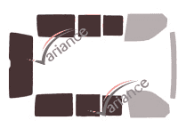 Glazing template - 3/4 rear kit - Volkswagen Transporter T6 (6) Short 4-door (since 2015) Glazing template - 3/4 rear kit - Volkswagen Transporter T6 (6) Short 4-door (since 2015)
