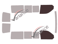 Glazing template - front window kit - Volkswagen Transporter T6 (6) Short 5-door (since 2015) Glazing template - front window kit - Volkswagen Transporter T6 (6) Short 5-door (since 2015)