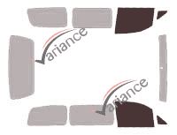 Glazing template - front window kit - Hyundai Satellite (1) Court 4 doors (1997 - 2007) Glazing template - front window kit - Hyundai Satellite (1) Court 4 doors (1997 - 2007)