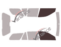 Glazing template - front window kit - Mitsubishi Galant (8) Break 5 doors (1996 - 2006)