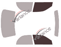 Plantilla de acristalamiento - kit de ventanilla delantera - Subaru Impreza (2) sedán de 4 puertas (2000 - 2007) Plantilla de acristalamiento - kit de ventanilla delantera - Subaru Impreza (2) sedán de 4 puertas (2000 - 2007)