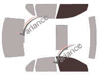 Glazing template - front window kit - Volkswagen Bora (2) Berline 4 doors (2005 - 2011) Glazing template - front window kit - Volkswagen Bora (2) Berline 4 doors (2005 - 2011)