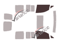 Glazing template - front window kit - Volkswagen Caddy (4) 6 doors (2016 - 2020) Glazing template - front window kit - Volkswagen Caddy (4) 6 doors (2016 - 2020)