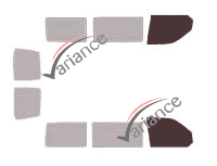 Gabarit vitrage - kit vitres avant - Volkswagen Transporter T5 (5) Court 5 portes (2003 - 2015) Gabarit vitrage - kit vitres avant - Volkswagen Transporter T5 (5) Court 5 portes (2003 - 2015)