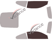 Dima di vetratura - Kit finestrini anteriori - Jaguar XK-XKR Coupé 2 porte (2006 - 2014) Dima di vetratura - Kit finestrini anteriori - Jaguar XK-XKR Coupé 2 porte (2006 - 2014)