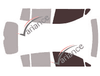 Glazing template - front window kit - Nissan Versa (1) 5 doors (2004 - 2013) Glazing template - front window kit - Nissan Versa (1) 5 doors (2004 - 2013)